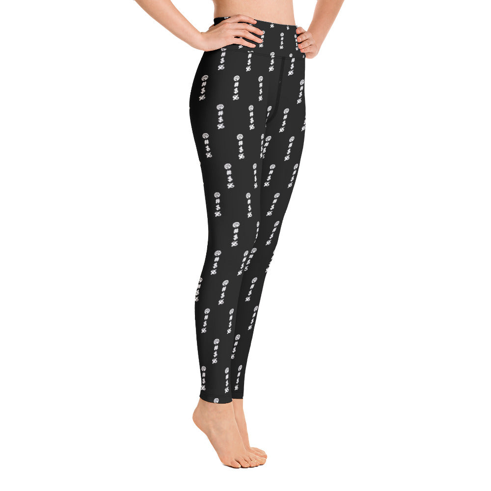 @#$% Angry Text Yoga Leggings