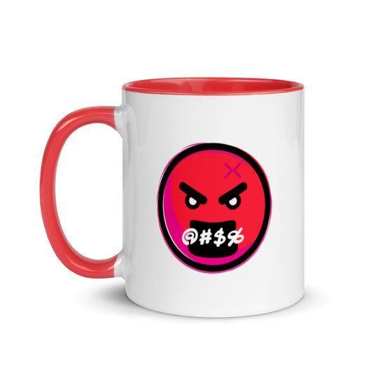 Angry Mug with Color Inside
