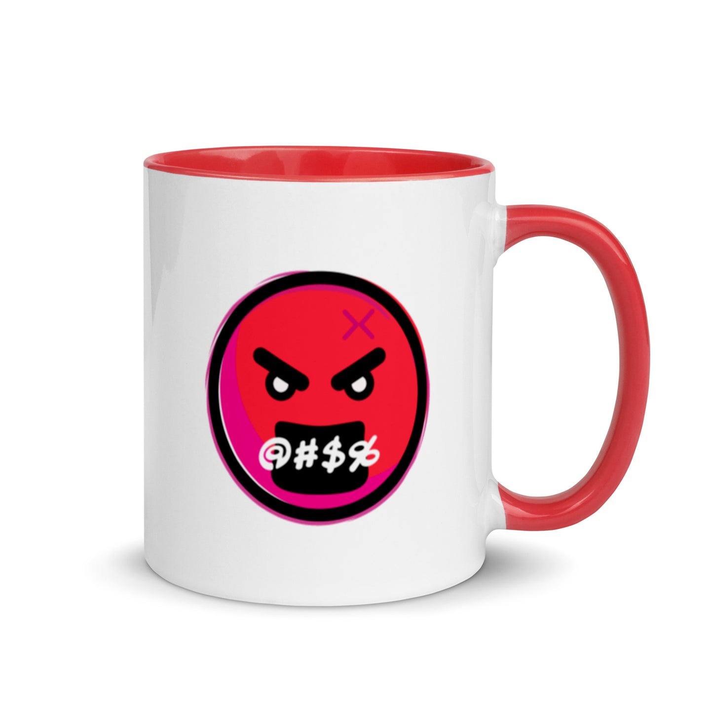 Angry Mug with Color Inside